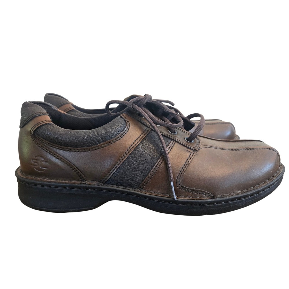 Streetcars Diplomat Oxford Shoes Mens 13 M Brown Leather Bicycle Toe
